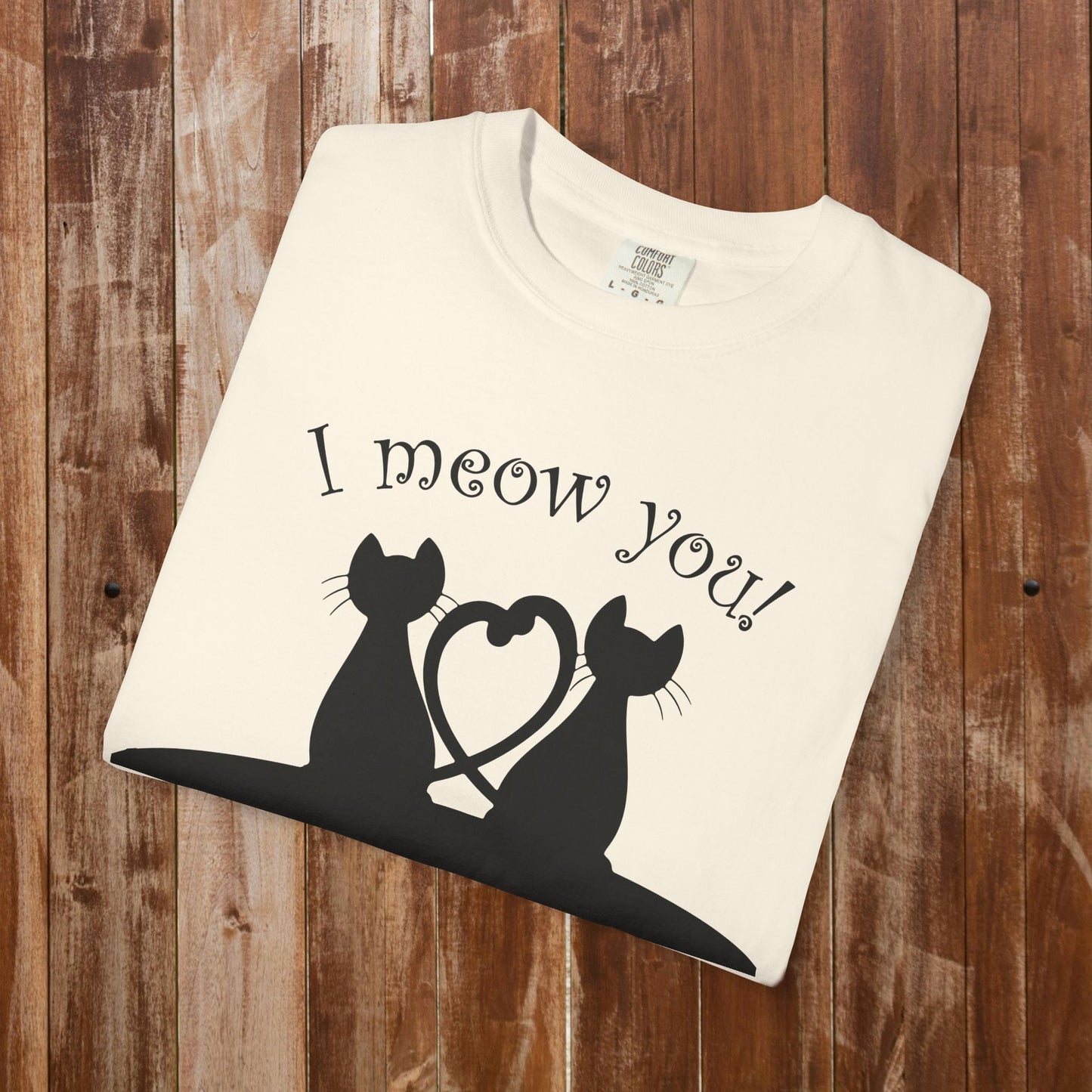 I Meow You Let Cats Speak t-shirt white cat lover