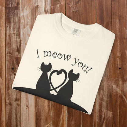 I Meow You Let Cats Speak t-shirt white cat lover