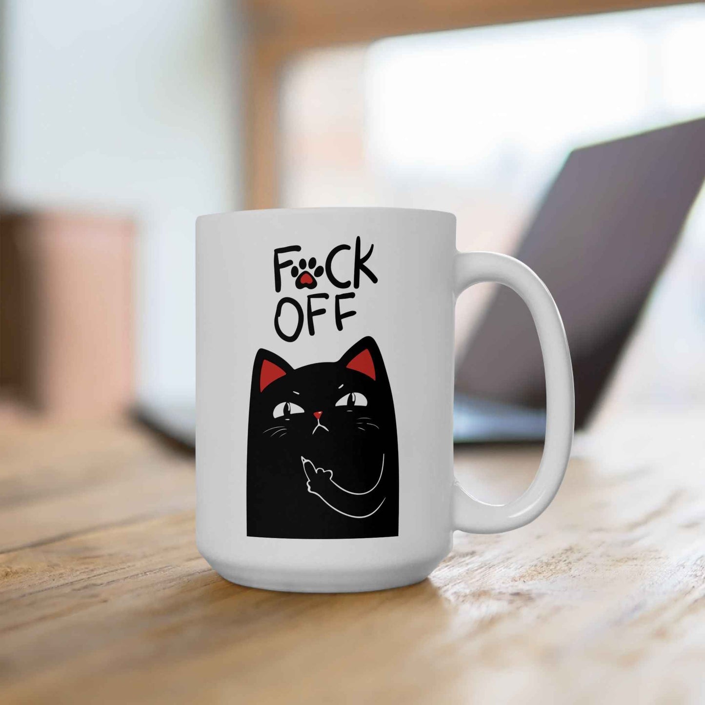 F*ck Off Cat | For When You Need Your Coffee Before Conversation