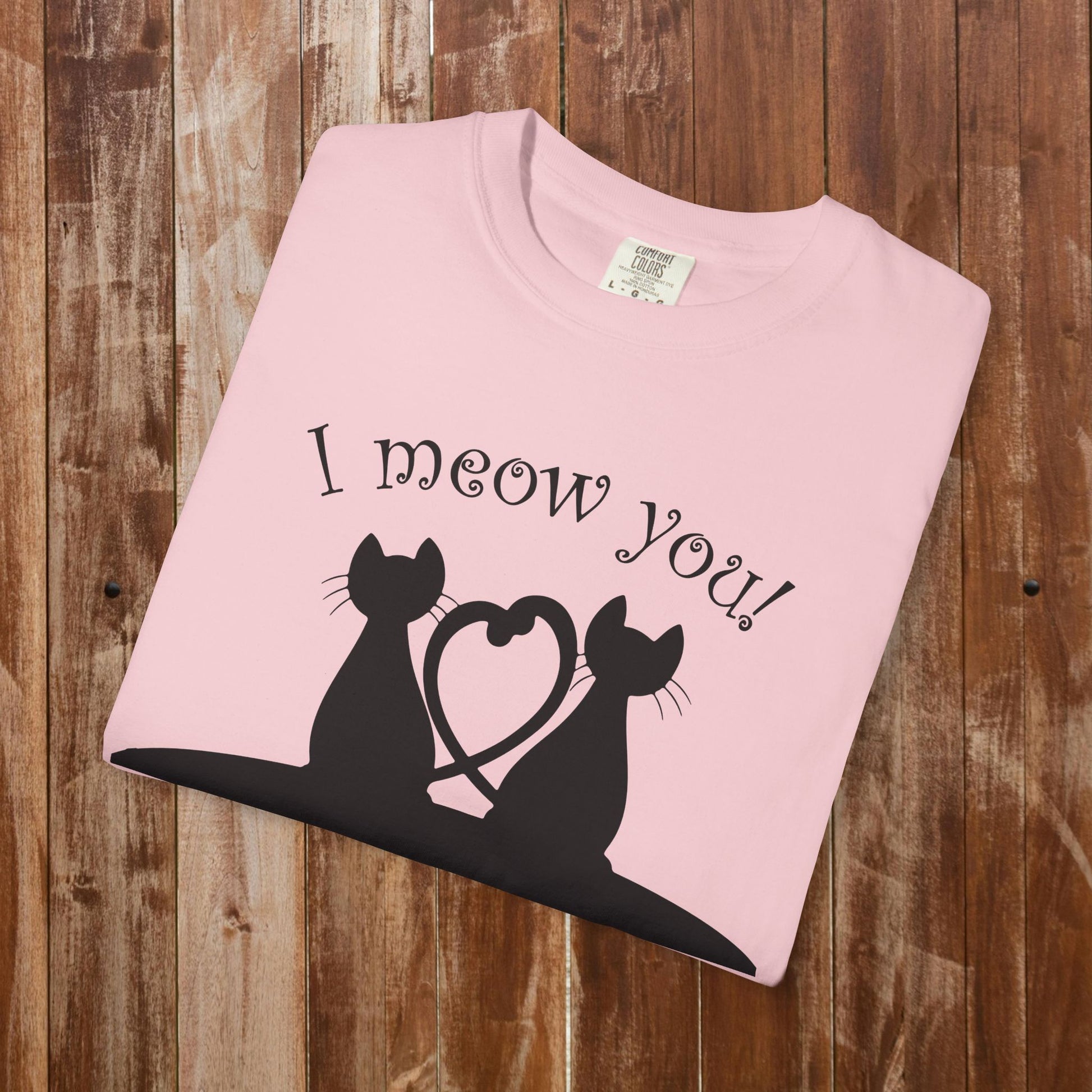 I Meow You cat love Let Cats Speak t-shirt design