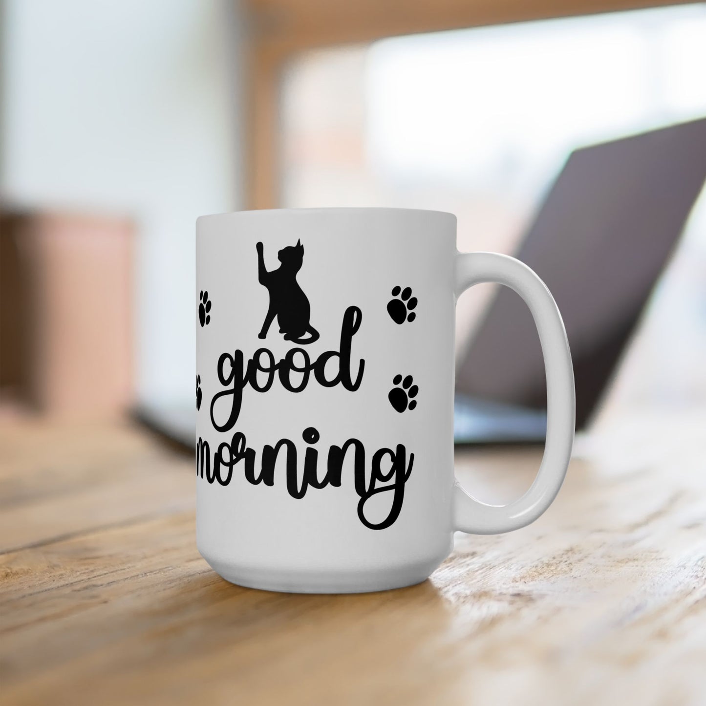 Good Morning Cat Mug | Start Your Day with Paws and Positivity