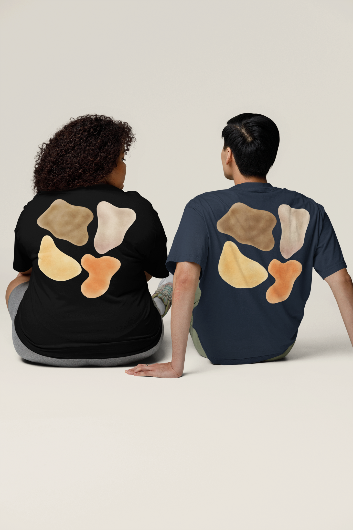 Calico Cat Graphic Tee |Retro Patch Design | Garment Dyed T-Shirt
