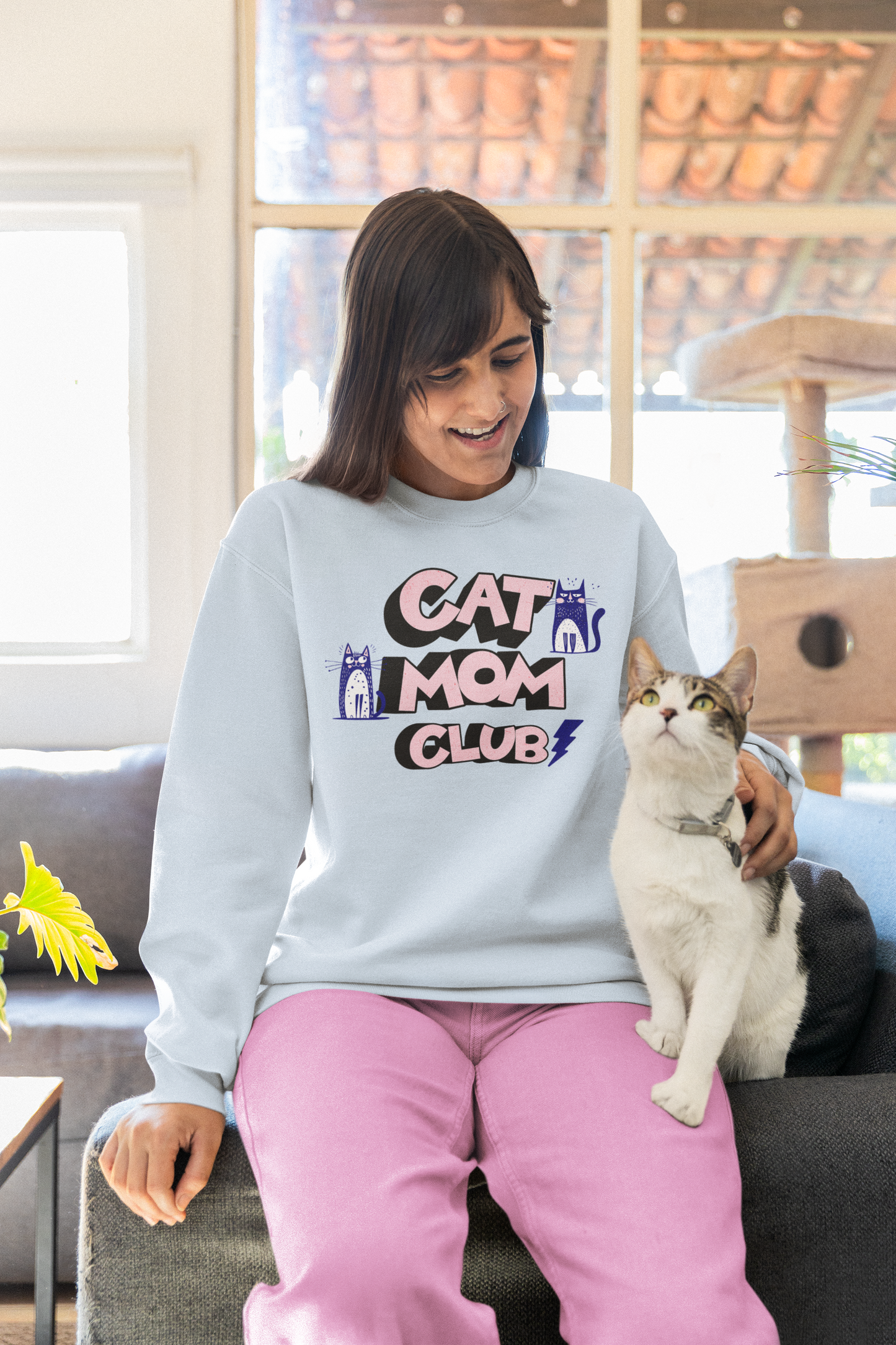 Cat Mom Club Sweatshirt – For the Cat Mom Who Needs No Explanation - WhiskersMethod