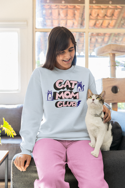 Cat Mom Club Sweatshirt – For the Cat Mom Who Needs No Explanation - WhiskersMethod