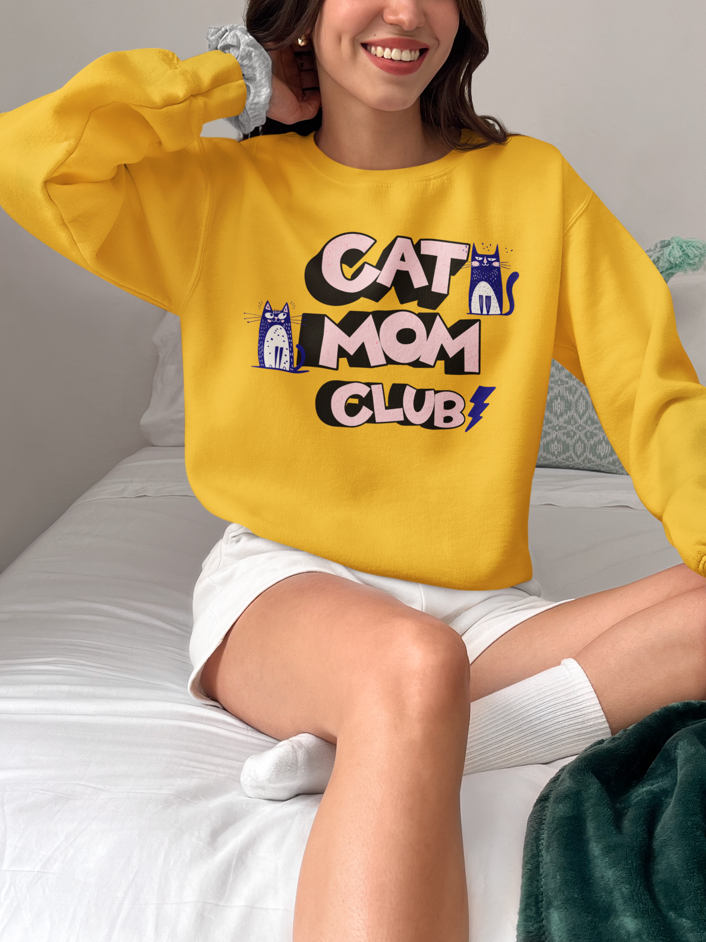 Cat Mom Club Sweatshirt – For the Cat Mom Who Needs No Explanation - WhiskersMethod